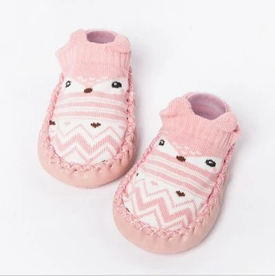 Baby Socks Slippers With Rubber Soles Girl Boy Infant Newborn Children Floor Socks Shoes Anti Slip Soft Sole Toddlers Indoor